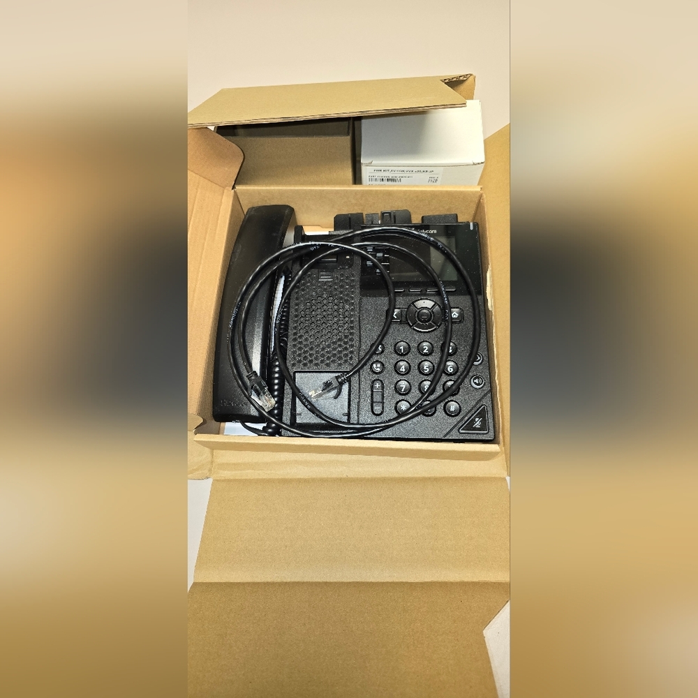 NWT-Polycom VVX 250 Desktop Business IP VoIP Phones